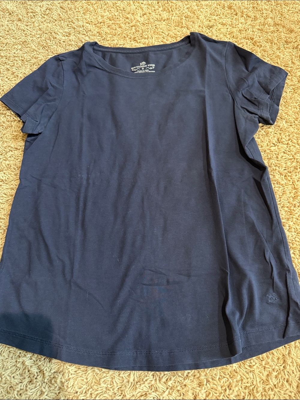 Southern Tide Women’s Navy Crew Neck Short Sleeve T-Shirt